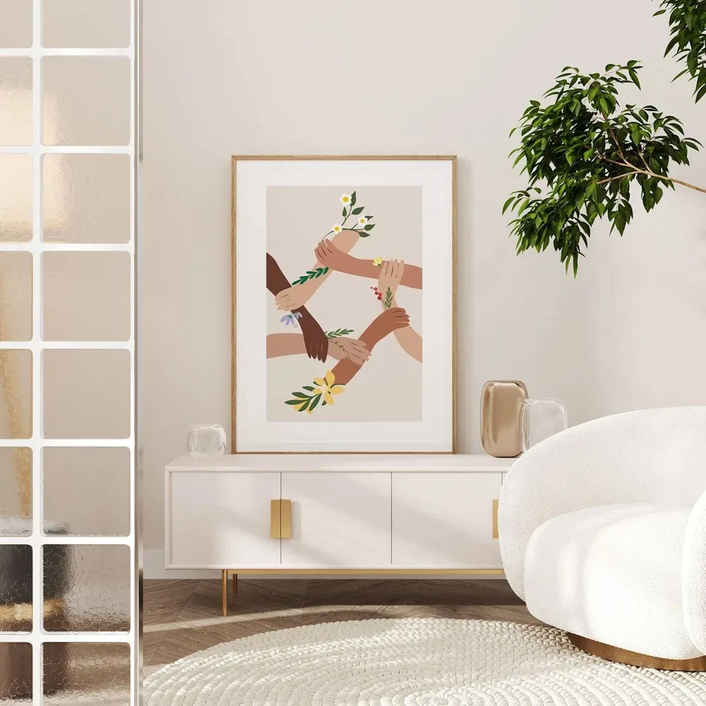 Abstract Feminist Color Letter - Home Decor Y2K review and price
