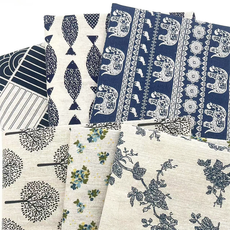 Vintage Blue Floral Cotton Lin - Linen Table Runner review and price