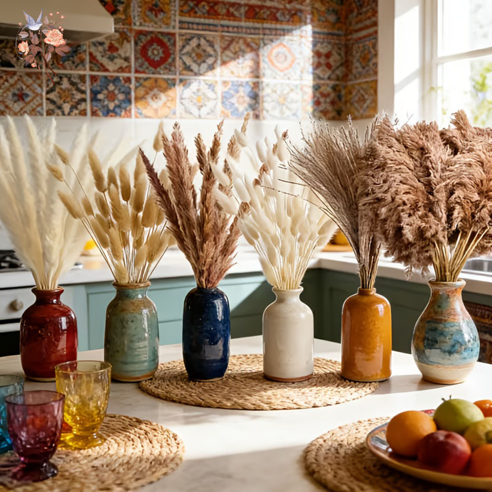 320PCS Mixed Fluffy Large Pamp - Pampas Grass Decor review and price