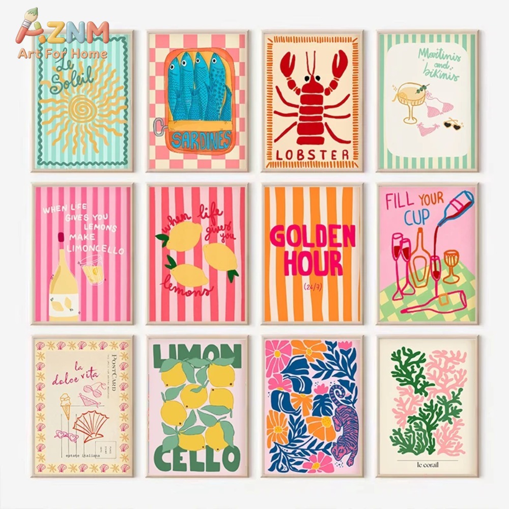 AZNM Colorful Summer Lemon Lob - Home Decor Y2K review and price