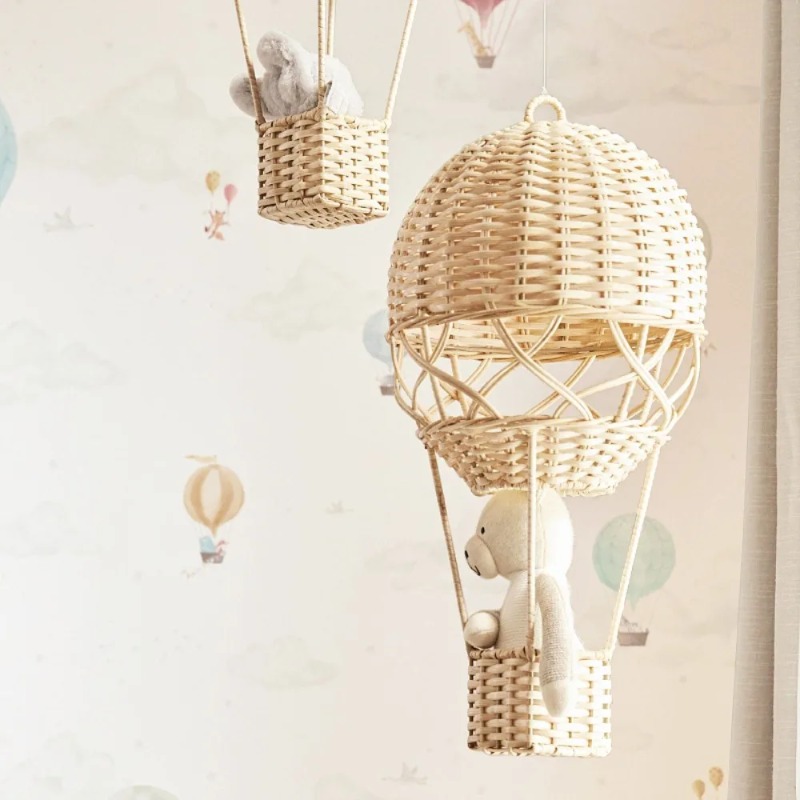 Handmade Rattan Hot Air Balloo - Rattan Plant Basket review and price