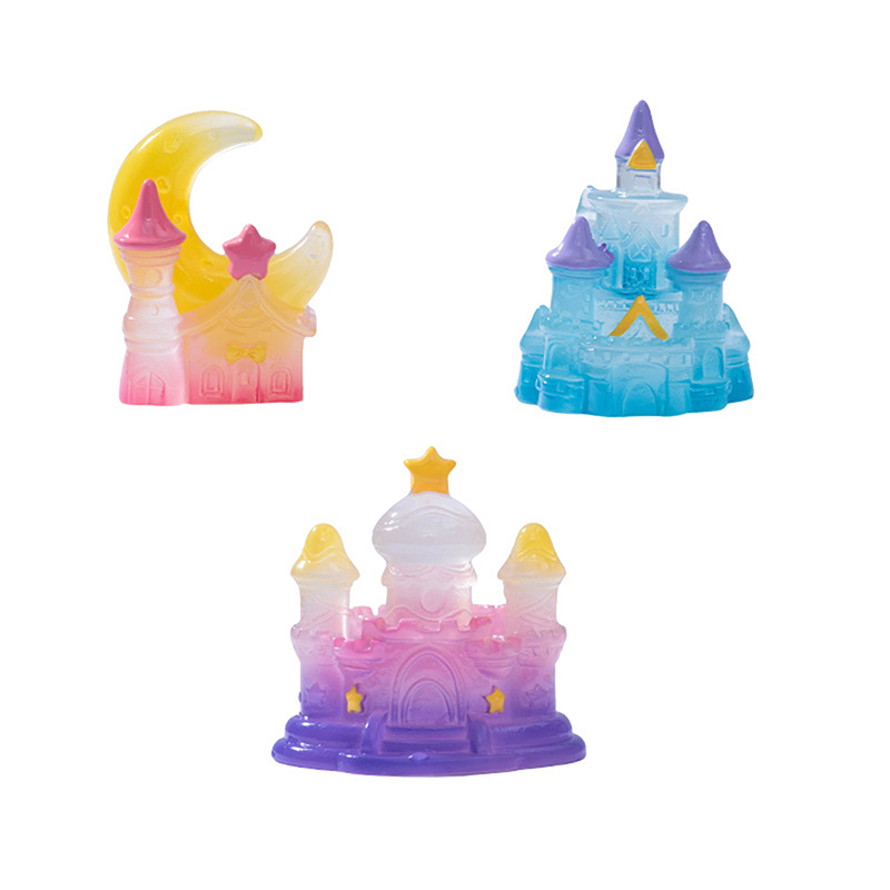 1Pcs Luminous Mini Castle Micr - Home Decor Za review and price