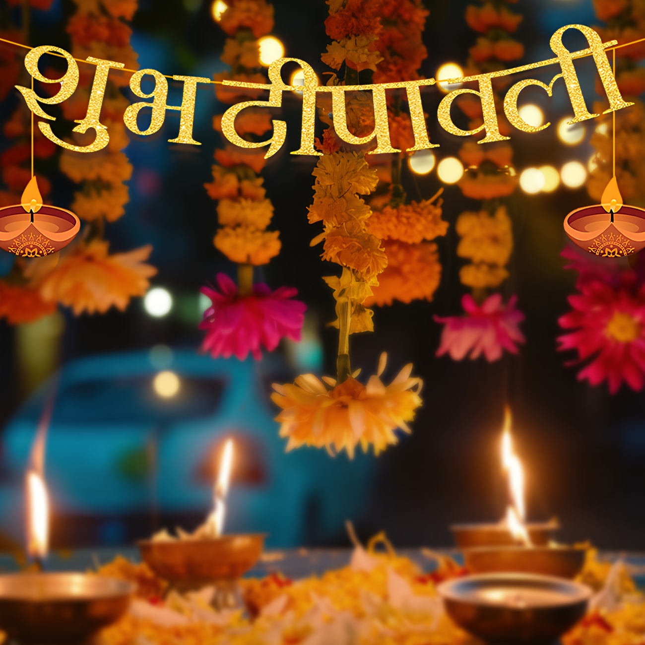 Diwali Party Decorations Happy - Home Decor Indonesia review and price
